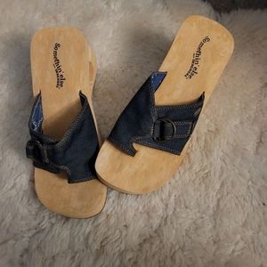 Skechers Denim Toe Sandals**NEW